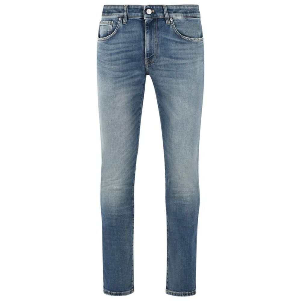 Pt05 'Swing' Blue Stretch Cotton Jeans Men